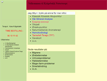 Tablet Screenshot of naturterapi.kragebakk.no